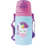 Garrafinha De Alumínio Animal Fun Unicórnio 450ml Buba