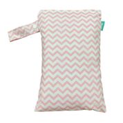 Saco Impermeável Pequeno Chevron Rosa