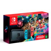 Console Nintendo Switch + Mario Kart Deluxe 8 + 3 Meses de Assinatura Switch Online - HBDSKABL1