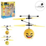 Mini Helicóptero com Sensor Smile Recarregável Art Brink