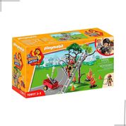 Playmobil - Ação de Resgate de Fogo: Resgate de Gato - 70917