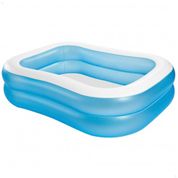 Piscina Inflável Retangular Familiar Azul 540 Litros Intex