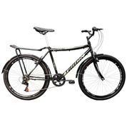 Bicicleta Track Bikes City Urb Aro 26 com 7 Marchas, Freio V-Brake, Bagageiro Traseiro