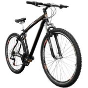 Bicicleta Aro 29 Track e Bikes Black 29 P com Suspensão Dianteira, Freio V-Brake e 21 Marchas