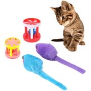 Kit Brinquedos para Gatos 4 Peças