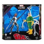 Figura Marvel Legends SpiderMan Silk e Doc Ock Hasbro F3462