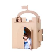 Castelo Infantil De Papelão Para Colorir - Eu Amo Papelão