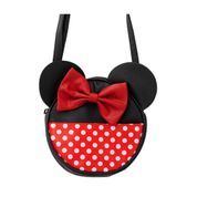 Bolsa Tiracolo Circular Rosto Minnie Cores: Disney