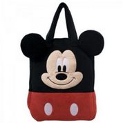 Bolsa Pelúcia Rosto Mickey: Disney