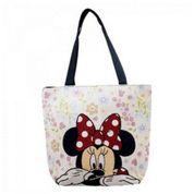 Bolsa Tote Flores Rosto Minnie: Disney