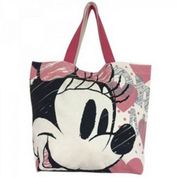 Bolsa Shopping Bag Corações Minnie: Disney