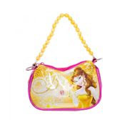 Bolsa Amarela Princesa Bela Com Alça De Miçanga: Disney