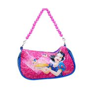 Bolsa Azul Princesa Branca De Neve Com Alça De Miçanga: Disney