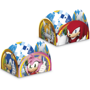 Porta Forminha Para Doces Sonic Festa Aniversário 50 Unidades