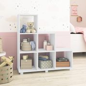 Nicho Organizador Infantil Estante Multimóveis CR40031 Branco