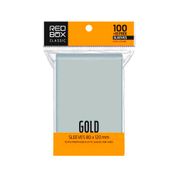 Sleeves Gold 80 X 120mm 110 unidades Classic Buró Red Box