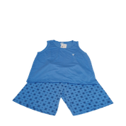 Pijama Regata Curto Infantil Menino Azul 004