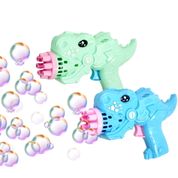 Brinquedo Solta Bolhas de Sabão Elétrico Dino infantil - 1 unidade