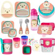 Kit Refeição Infantil 11 peças Skip Hop Lhama Coleção Zoo