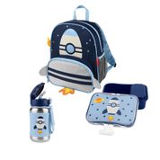 Kit Refeição Infantil Skip Hop Espaço Com Mochila e Garrafa