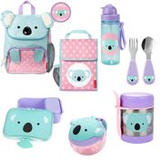 Kit Refeição 7 peças Koala com Mochila e Lancheira Skip Hop