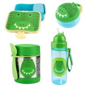 Kit Refeição 4 peças Zoo Crocodilo Garrafa e Potes Skip Hop