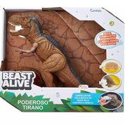 Dino Poderoso Tirano Fumaça com Controle Remoto Beast Alive