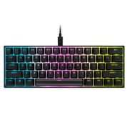 Teclado Gamer Corsair K65 Mini RGB Mecânico 60 Switch Cherry MX Silent Red Preto US - CH-9194013-NA