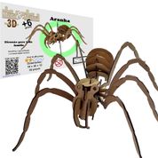 Brinquedo Quebra Cabeça 3D Aranha Mdf