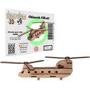 Brinquedo Quebra Cabeça 3D Helicoptero Chinook CH-47