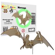 Brinquedo Quebra Cabeça 3D Morcego Mdf