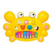 Teclado Musical Infantil - Siri - Amarelo - DM Toys