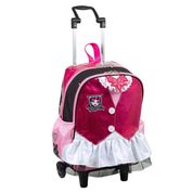 Mochilete G Com Rodinhas Monster High 16Y02 Draculaura Rosa - Sestini