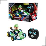 Carro De Controle Remoto Mario Kart Luigi Com 7 Funções