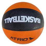 Bola de Basquete Atrio Tamanho 7 (76 cm) em Borracha 490gr Laranja e Preta 8 a 10 psi
