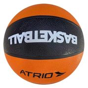 Bola de Basquete Atrio Tamanho 7 (76 cm) em Borracha 490gr Laranja e Preta 8 a 10 psi