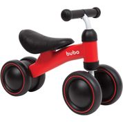 Bicicleta Andador 4 Rodas Sem Pedal Bike Buba Vermelha