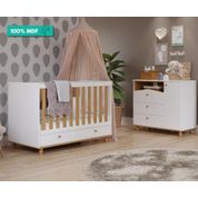 Conjunto para Quarto Permóbili de Bebê Branco