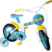 Bicicleta para Meninos Aro 12 Azul e Branco Styll Radical