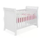 Berço Mini Cama Infantil Amore 1355 Branco Qmovi