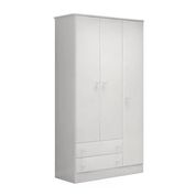 Guarda Roupa Infantil Doce Sonho 03 Portas 2617 Branco Qmovi