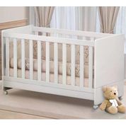 Berço Mini Cama Com Rodizios Encanto 3200 Branco Peternella