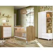 Quarto Infantil 3 Peças New Ternura 9000 Nature Branco Peternella