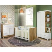 Quarto Infantil 3 Peças New Rubi 6500 Nature Branco Peternella