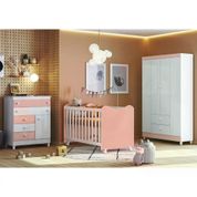 Quarto Infantil 3 Peças New Encanto 9700 Branco Rose Peternella