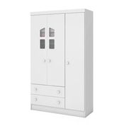 Guarda Roupa Infantil Amore 03 Portas 2637 Branco Qmovi