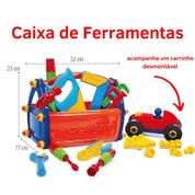 Brinquedo Caixa de Ferramentas Infantil 21 peças Poliplac