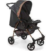 Carrinho de Bebe Romano Travel System Preto Cobre - Galzerano 1036