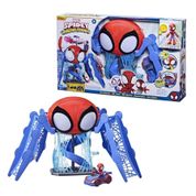 Quartel Base Aranha c/ Som e Luz c/ Veiculo e Figura SpiderMan - Hasbro F1461