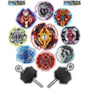 Kit 4 Beyblade Burst C/2 Lançador Rantaro Daigo Ken Hoji